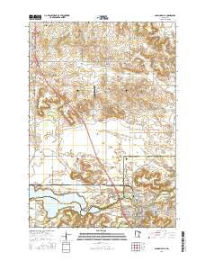Cannon Falls Minnesota Current topographic map, 1:24000 scale, 7.5 X 7.5 Minute, Year 2016