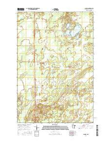 Canyon Minnesota Current topographic map, 1:24000 scale, 7.5 X 7.5 Minute, Year 2016