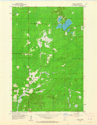 Canyon Minnesota Historical topographic map, 1:24000 scale, 7.5 X 7.5 Minute, Year 1953