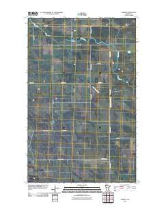 Caribou Minnesota Historical topographic map, 1:24000 scale, 7.5 X 7.5 Minute, Year 2011