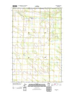 Caribou Minnesota Historical topographic map, 1:24000 scale, 7.5 X 7.5 Minute, Year 2013