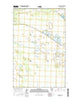 Caribou NE Minnesota Current topographic map, 1:24000 scale, 7.5 X 7.5 Minute, Year 2016