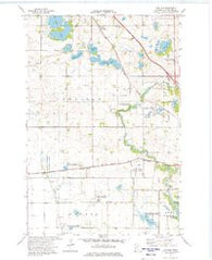 Carlisle Minnesota Historical topographic map, 1:24000 scale, 7.5 X 7.5 Minute, Year 1966