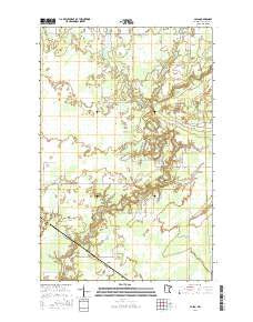 Casco Minnesota Current topographic map, 1:24000 scale, 7.5 X 7.5 Minute, Year 2016