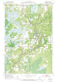 Casco Minnesota Historical topographic map, 1:24000 scale, 7.5 X 7.5 Minute, Year 1951