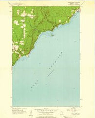 Castle Danger Minnesota Historical topographic map, 1:24000 scale, 7.5 X 7.5 Minute, Year 1957