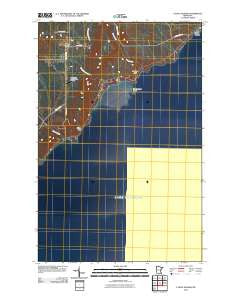 Castle Danger Minnesota Historical topographic map, 1:24000 scale, 7.5 X 7.5 Minute, Year 2010