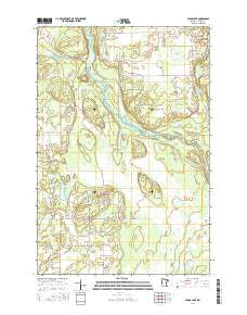 Cedar Lake Minnesota Current topographic map, 1:24000 scale, 7.5 X 7.5 Minute, Year 2016