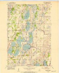Centerville Minnesota Historical topographic map, 1:24000 scale, 7.5 X 7.5 Minute, Year 1952