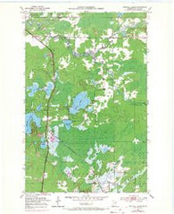 Central Lakes Minnesota Historical topographic map, 1:24000 scale, 7.5 X 7.5 Minute, Year 1951