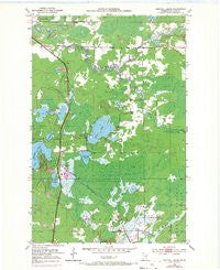 Central Lakes Minnesota Historical topographic map, 1:24000 scale, 7.5 X 7.5 Minute, Year 1951