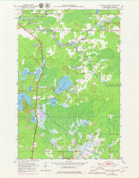 Central Lakes Minnesota Historical topographic map, 1:24000 scale, 7.5 X 7.5 Minute, Year 1951