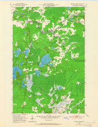 Central Lakes Minnesota Historical topographic map, 1:24000 scale, 7.5 X 7.5 Minute, Year 1951