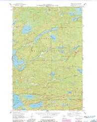 Chad Lake Minnesota Historical topographic map, 1:24000 scale, 7.5 X 7.5 Minute, Year 1956