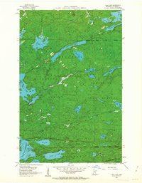 Chad Lake Minnesota Historical topographic map, 1:24000 scale, 7.5 X 7.5 Minute, Year 1956