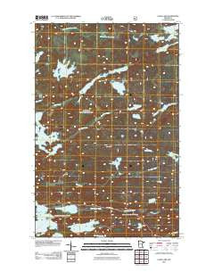 Chad Lake Minnesota Historical topographic map, 1:24000 scale, 7.5 X 7.5 Minute, Year 2011