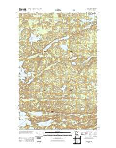 Chad Lake Minnesota Historical topographic map, 1:24000 scale, 7.5 X 7.5 Minute, Year 2013