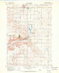 Chandler Minnesota Historical topographic map, 1:24000 scale, 7.5 X 7.5 Minute, Year 1967