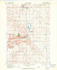 Chandler Minnesota Historical topographic map, 1:24000 scale, 7.5 X 7.5 Minute, Year 1967