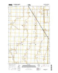 Charlesville Minnesota Current topographic map, 1:24000 scale, 7.5 X 7.5 Minute, Year 2016