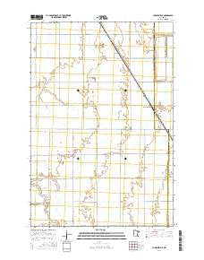 Charlesville Minnesota Current topographic map, 1:24000 scale, 7.5 X 7.5 Minute, Year 2016