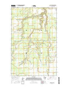Chase Brook Minnesota Current topographic map, 1:24000 scale, 7.5 X 7.5 Minute, Year 2016