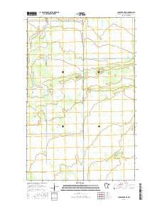 Chase Brook NE Minnesota Current topographic map, 1:24000 scale, 7.5 X 7.5 Minute, Year 2016