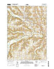 Chatfield Minnesota Current topographic map, 1:24000 scale, 7.5 X 7.5 Minute, Year 2016