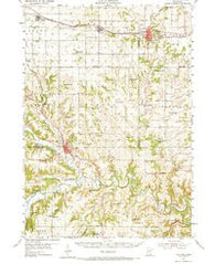 Chatfield Minnesota Historical topographic map, 1:62500 scale, 15 X 15 Minute, Year 1954