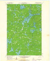 Cherokee Lake Minnesota Historical topographic map, 1:24000 scale, 7.5 X 7.5 Minute, Year 1960