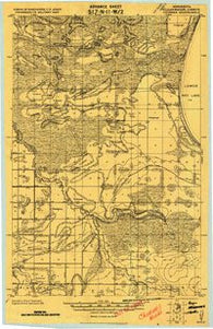Churnes Minnesota Historical topographic map, 1:62500 scale, 15 X 15 Minute, Year 1919