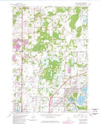 Circle Pines Minnesota Historical topographic map, 1:24000 scale, 7.5 X 7.5 Minute, Year 1967