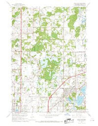 Circle Pines Minnesota Historical topographic map, 1:24000 scale, 7.5 X 7.5 Minute, Year 1967