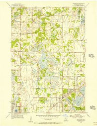 Circle Pines Minnesota Historical topographic map, 1:24000 scale, 7.5 X 7.5 Minute, Year 1955