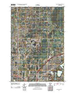 Circle Pines Minnesota Historical topographic map, 1:24000 scale, 7.5 X 7.5 Minute, Year 2010
