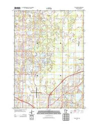 Circle Pines Minnesota Historical topographic map, 1:24000 scale, 7.5 X 7.5 Minute, Year 2013