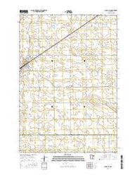 Clara City Minnesota Current topographic map, 1:24000 scale, 7.5 X 7.5 Minute, Year 2016