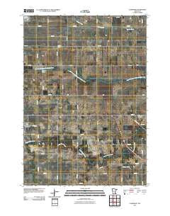 Claremont Minnesota Historical topographic map, 1:24000 scale, 7.5 X 7.5 Minute, Year 2010