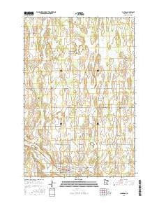 Clarissa Minnesota Current topographic map, 1:24000 scale, 7.5 X 7.5 Minute, Year 2016