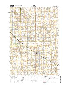 Clarkfield Minnesota Current topographic map, 1:24000 scale, 7.5 X 7.5 Minute, Year 2016