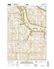 Clarkfield NE Minnesota Current topographic map, 1:24000 scale, 7.5 X 7.5 Minute, Year 2016