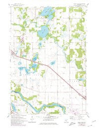 Clear Lake Minnesota Historical topographic map, 1:24000 scale, 7.5 X 7.5 Minute, Year 1961