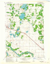 Clear Lake Minnesota Historical topographic map, 1:24000 scale, 7.5 X 7.5 Minute, Year 1961