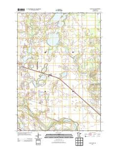 Clear Lake Minnesota Historical topographic map, 1:24000 scale, 7.5 X 7.5 Minute, Year 2013