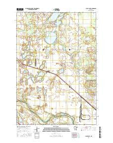 Clear Lake Minnesota Current topographic map, 1:24000 scale, 7.5 X 7.5 Minute, Year 2016