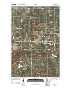 Clearbrook Minnesota Historical topographic map, 1:24000 scale, 7.5 X 7.5 Minute, Year 2010