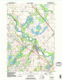 Clearwater Minnesota Historical topographic map, 1:24000 scale, 7.5 X 7.5 Minute, Year 1991