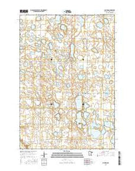 Clinton Minnesota Current topographic map, 1:24000 scale, 7.5 X 7.5 Minute, Year 2016