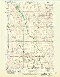 Clontarf North Minnesota Historical topographic map, 1:24000 scale, 7.5 X 7.5 Minute, Year 1968