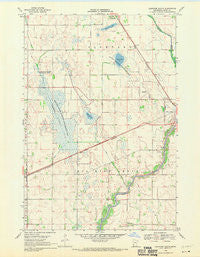Clontarf South Minnesota Historical topographic map, 1:24000 scale, 7.5 X 7.5 Minute, Year 1968